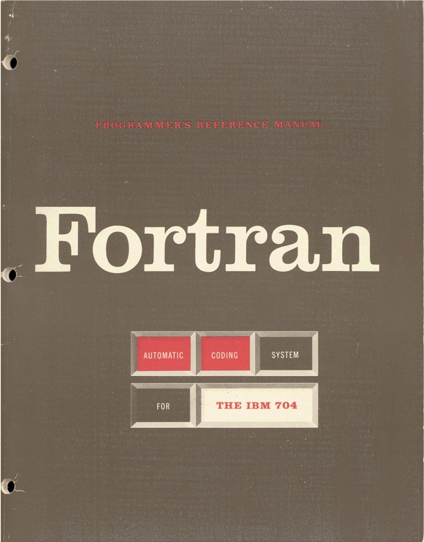 The Fortran Automatic Coding System — first book about a programming language